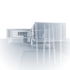 Image showing Exterior blueprint