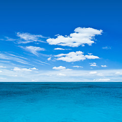 Image showing Sky and sea