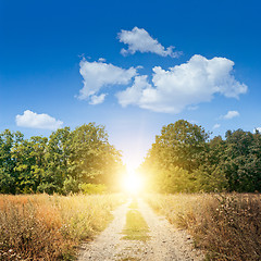 Image showing Road to summer