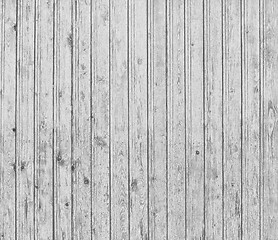 Image showing Grey wood planks