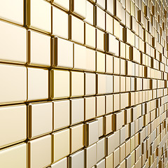 Image showing Gold mosaic