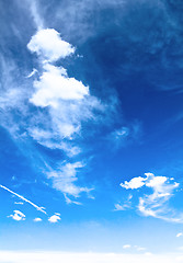 Image showing Blue sky and clouds