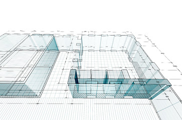 Image showing 3d blueprint