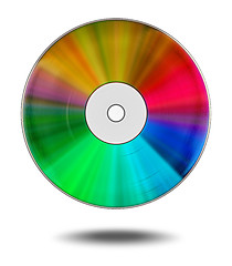 Image showing Colored DVD