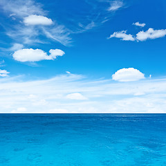 Image showing Sea and sky