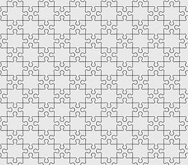 Image showing Seamless puzzle background