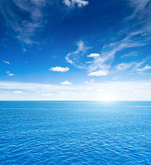 Image showing Sea and sky