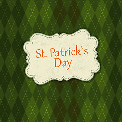 Image showing Saint Patrick's Day Card Design Template. Vector, EPS10