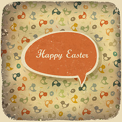 Image showing Easter vintage background. Vector illustration.