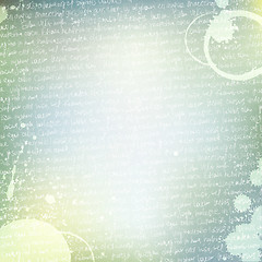 Image showing Romantic background with handwritings. Vector, EPS10