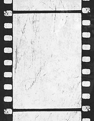 Image showing Grunge monochrome filmstrip with space for text . Vector