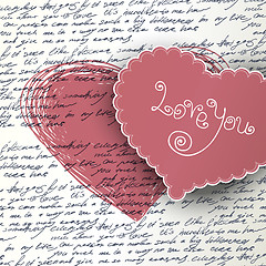 Image showing Valentines day background.