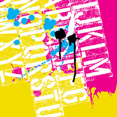 Image showing CMYK Print concept background, vector, EPS8