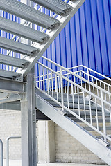 Image showing Metal staircase

