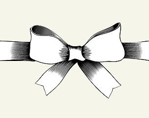 Image showing Bow with ribbon.