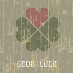 Image showing Good luck. St. Patrick's Day concept. Vector, EPS10.