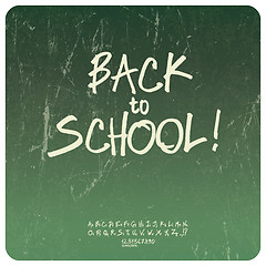 Image showing Back to school poster. Vector