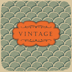 Image showing Vintage style background with scale pattern.