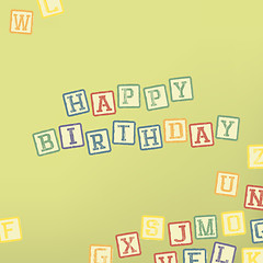 Image showing Happy birthday card