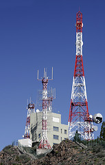 Image showing Telecoms Masts