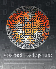 Image showing Global business concept poster design, vector illustration, EPS1