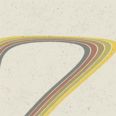 Image showing Retro lines abstract background. Vector, EPS10