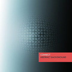 Image showing Connect concept. Circle composition from joined elements. Vector