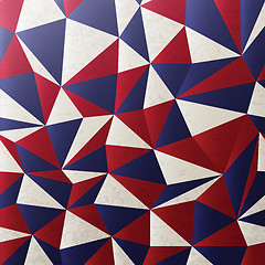 Image showing American colors abstract background. Vector, EPS10