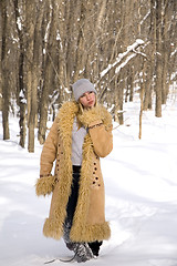 Image showing Woman in the woods