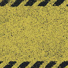 Image showing Dangerous pattern on asphalt texture