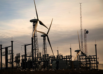 Image showing Windmills