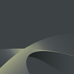 Image showing Abstract lines on gray background. Vector illustration, EPS10.