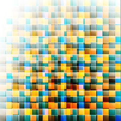 Image showing Abstract mosaic background. Vector illustration, EPS10