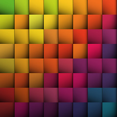 Image showing Abstract squares background. Vector, EPS10