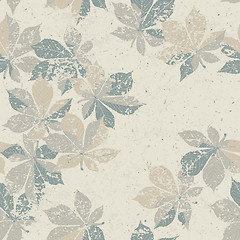 Image showing Autumn nature themed seamless pattern, vector, EPS10