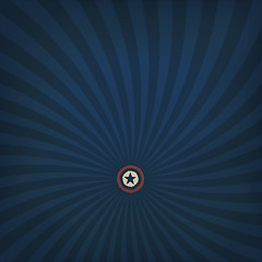 Image showing Abstract american themed background with star. Vector, EPS10