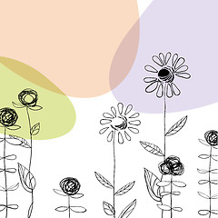 Image showing Floral background. Vector, EPS10