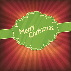 Image showing Merry Christmas Card Background.
