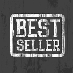 Image showing Best seller stamp, vector