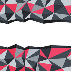 Image showing Abstract triangle background with space for text. Vector illustr