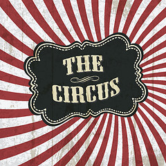 Image showing Classical circus background, vector, eps10