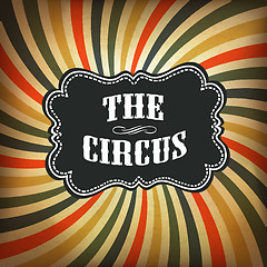 Image showing Grunge circus background. Vector, EPS10