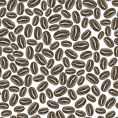 Image showing Coffee seamless background. Vector