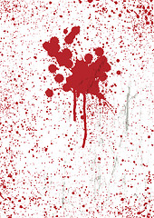 Image showing Blood stains texture background, vector.