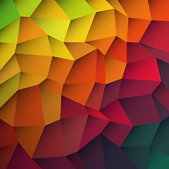 Image showing Abstract colorful patches background. Vector, EPS10