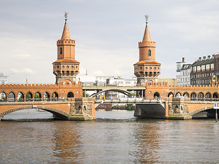 Image showing Red Bridge in Berlin Germany