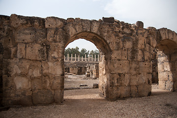 Image showing Ancient ruins in Israel travel