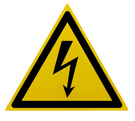 Image showing High Voltage Sign