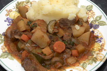 Image showing Beef and vegetable stew