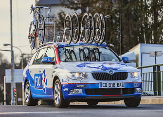 Image showing Technical Car of FDJ Procycling Team